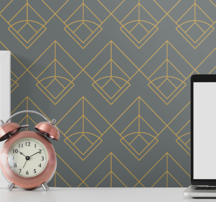 Elegant Geometric Patterns wallpaper geometric - TenStickers