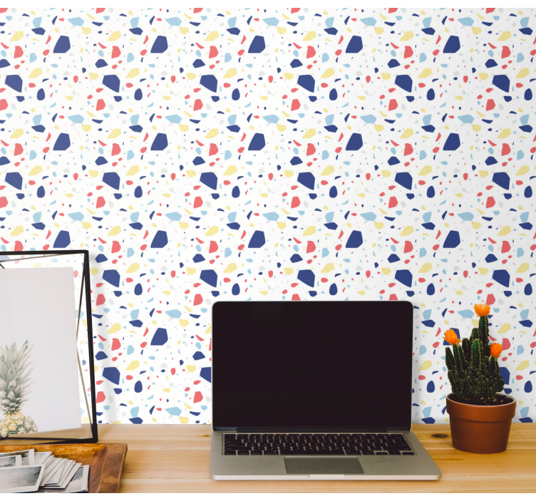 Elegant terrazo stone wallpaper - TenStickers