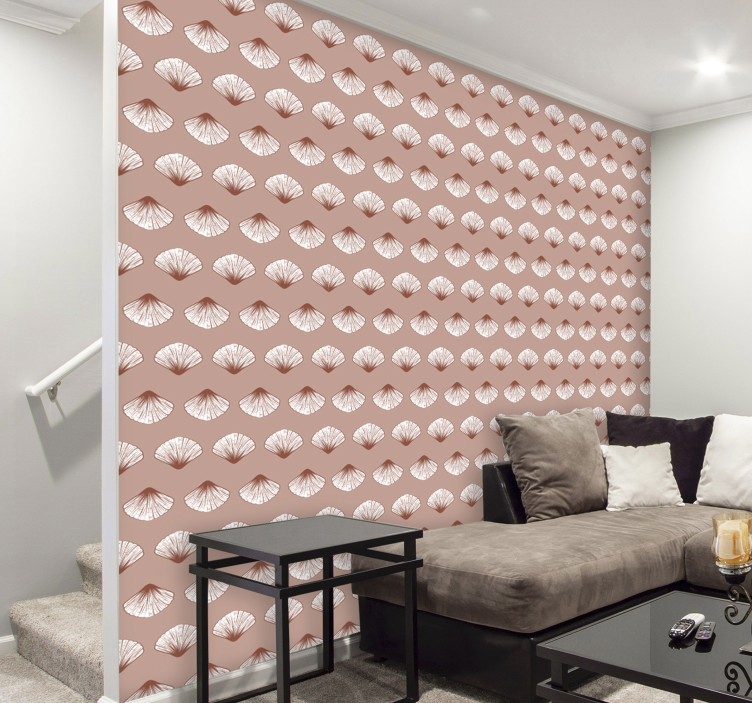 Floral wallpaper in soft floral sophistication - TenStickers