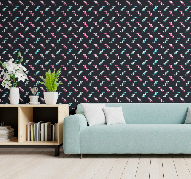 Geometric Repeat Pattern wallpaper geometric - TenStickers