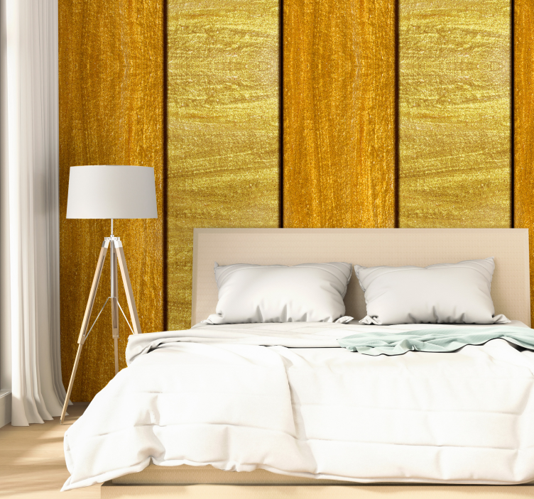 Golden Textured Surface master bedroom wallpaper - TenStickers