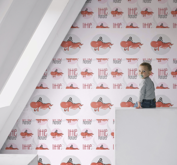 Little Monster Design animals wallpaper - TenStickers