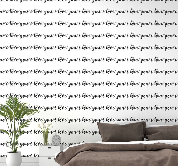 Love Your Life lettering wallpaper - TenStickers