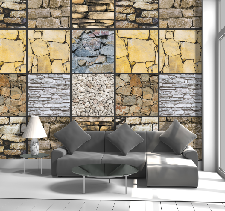Multitone Stone Mosaic - TenStickers