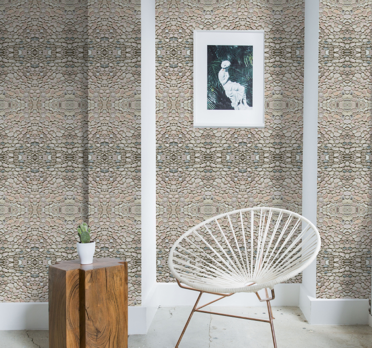 Organic Texture Elegance textured wallpaper - TenStickers