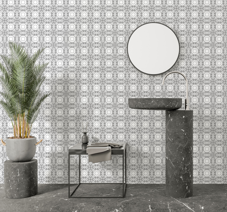 Ornate Patterns ornamental wallpaper - TenStickers