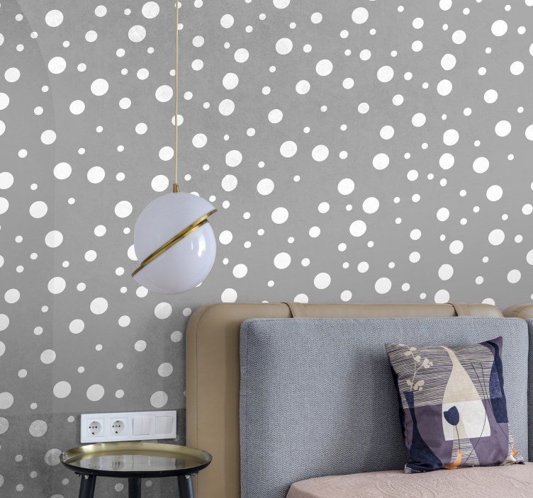 Polka Dot Design polka dots wallpaper - TenStickers