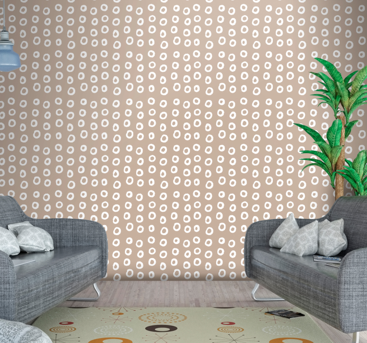 Polka Dot Pattern Design polka dots wallpaper - TenStickers