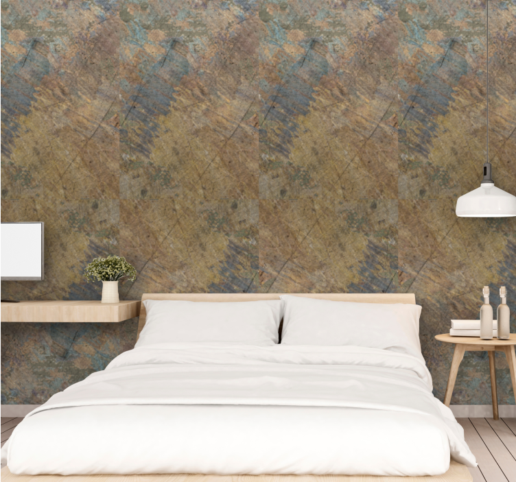 Rustic Patina Finish textured wallpaper - TenStickers