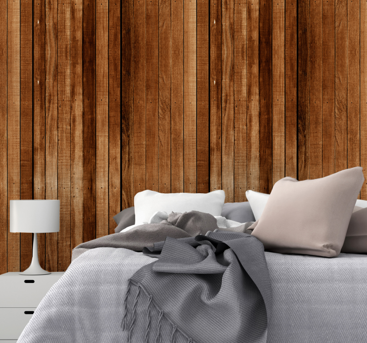 Rustic Wooden Texture wood effect wallpaper - TenStickers