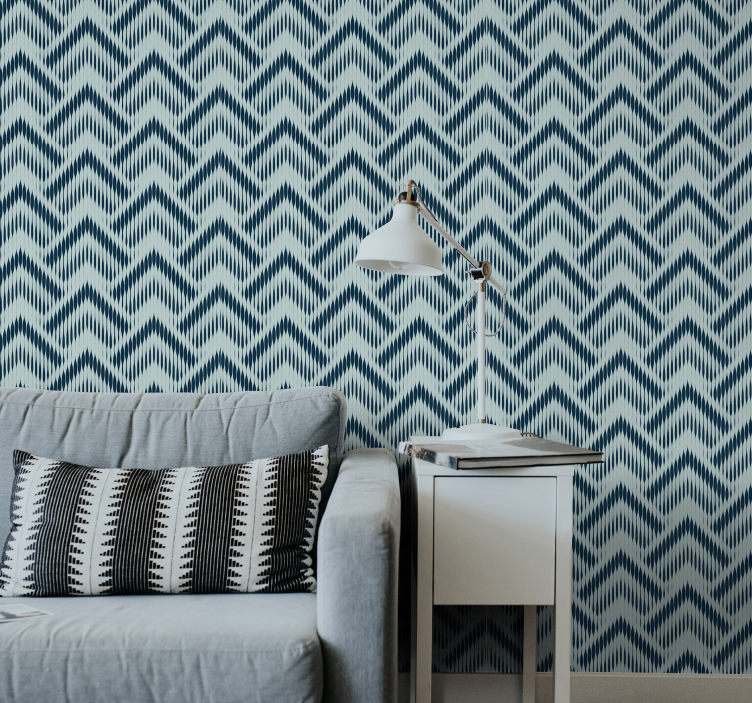 Triangle Wallpaper geometric lines - TenStickers