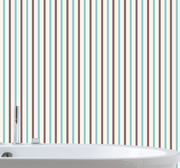 Vertical Stripe Detail wallpaper vertically striped - TenStickers