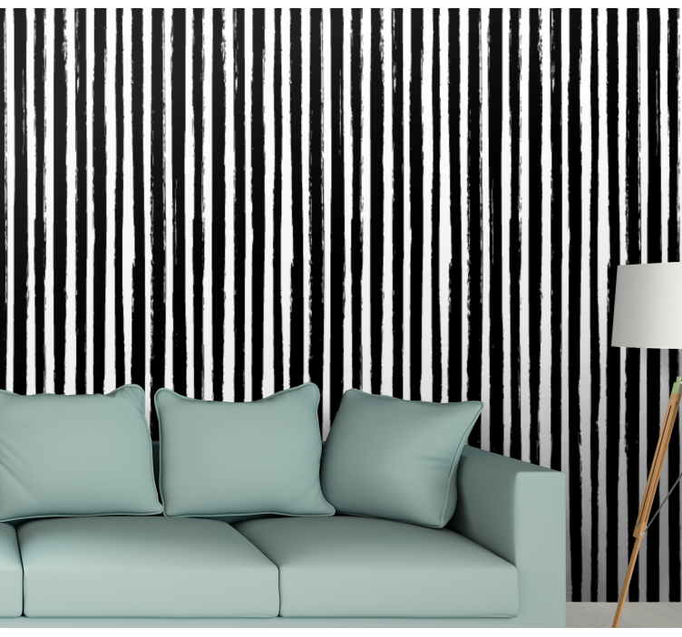 Vertical Stripe Pattern wallpaper vertically striped - TenStickers
