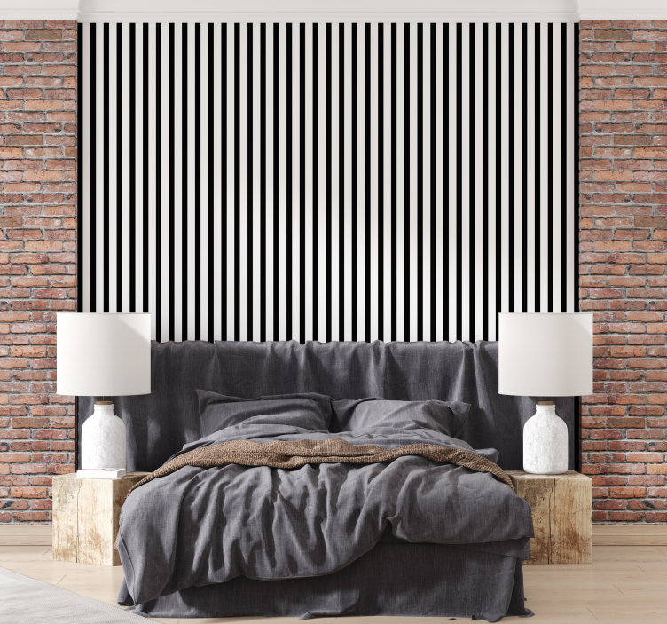 Vertical Striped Pattern wallpaper vertically striped - TenStickers