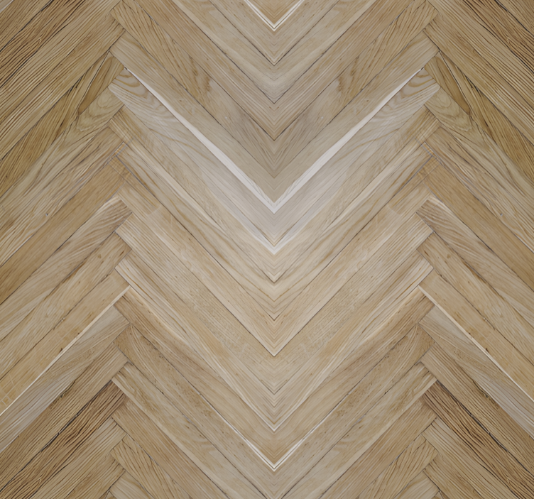 Warm brown herringbone pattern wallpaper - TenStickers